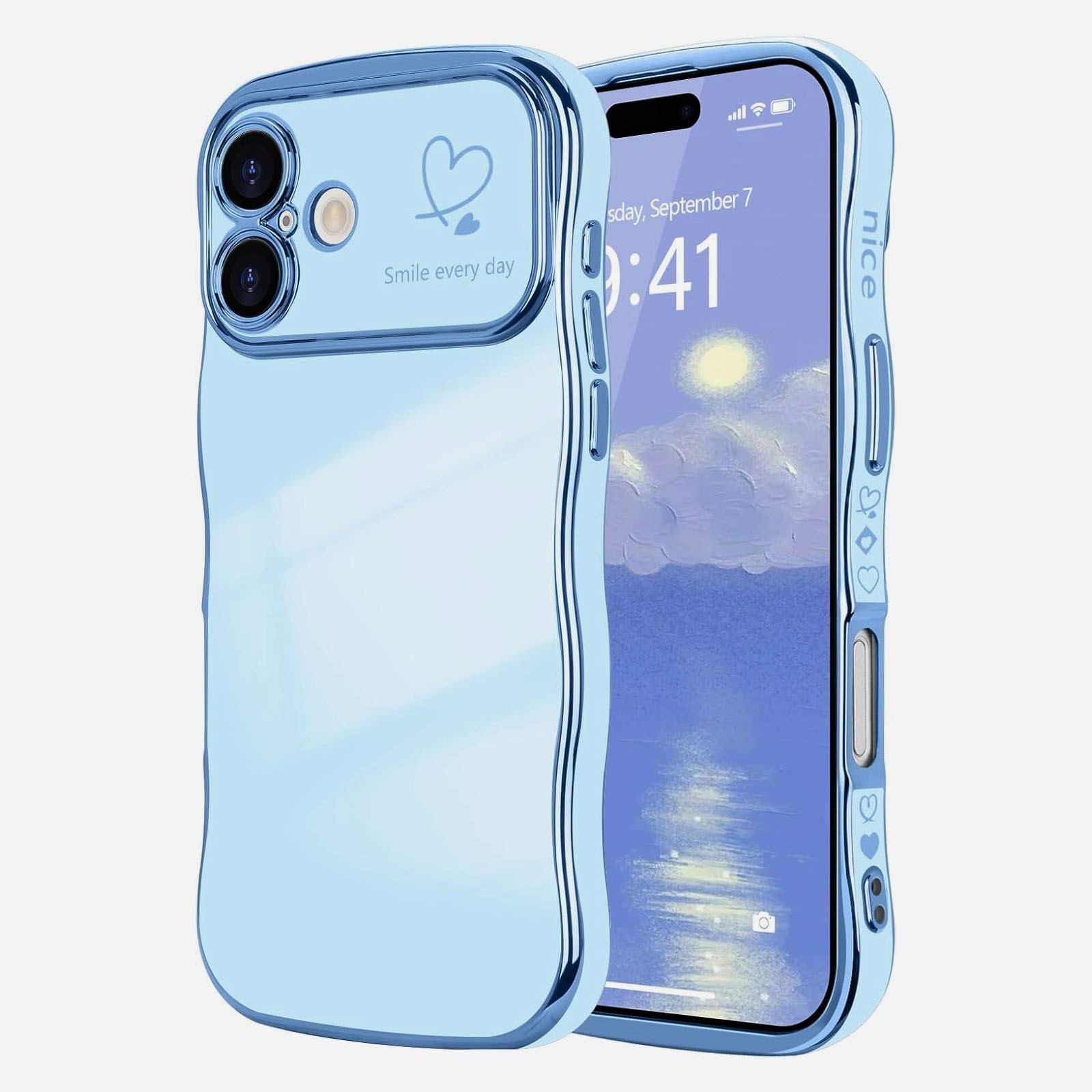 Husa telefon compatibila iPhone 16, Hggzeg, Husa protectie, Cadru ...