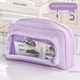 Penar transparent YANYXR mare capacitate multicolor 23x10x5cm