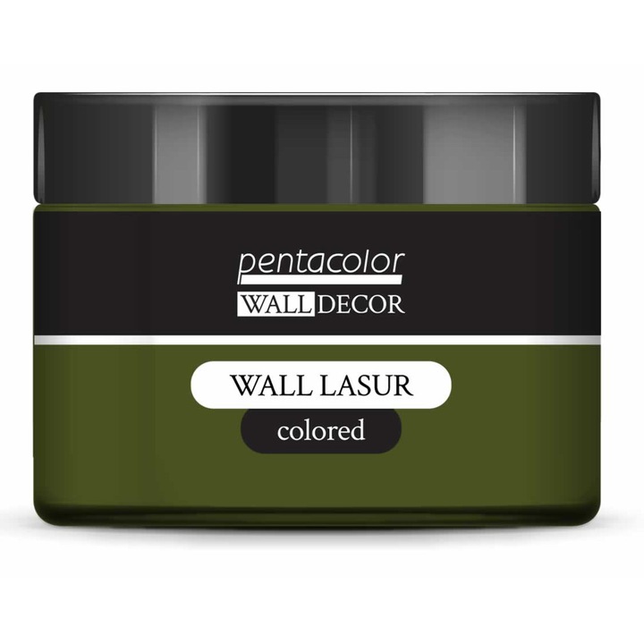 Vopsea de perete, Pentacolor Kft, colorata 150 ml verde masline