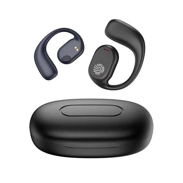 Casti wireless YANYXR Z3W3, Bluetooth 5.3, negru, 50mAh, 250mAh