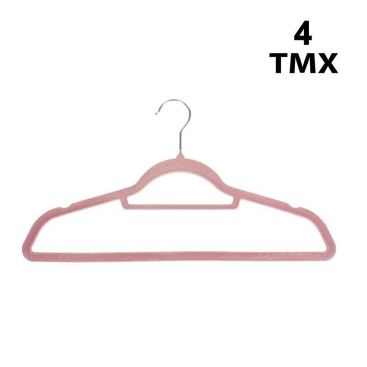 Set de 4 umerase, negre, roz, 44x15cm