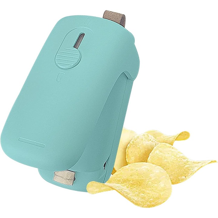 Masina de etansare portabila cu etansare termica si taietor, design 2 in 1 pentru prospetime in miscare