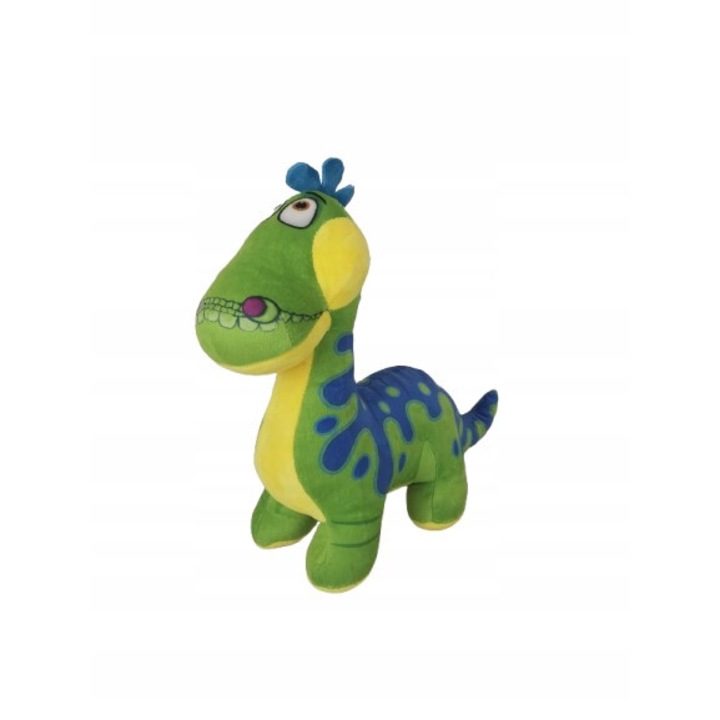 Dinozaur Plusat Plamisty 26 cm Multicolor, Set Jucarii de Plus