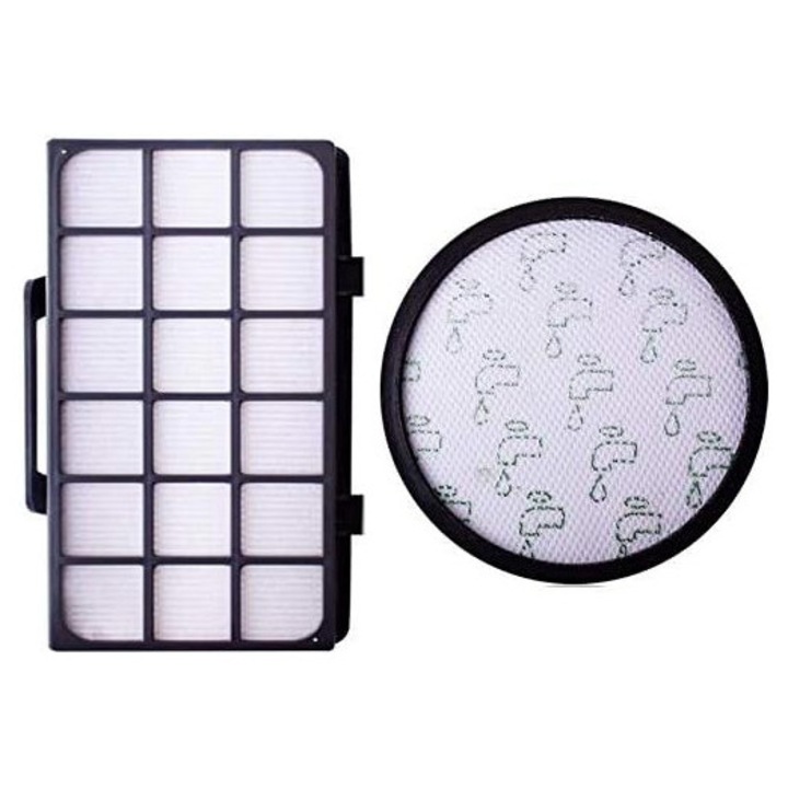 Filtru de evacuare HEPA pentru aspiratoare Enforose, reutilizabil, set 2 bucati, compatibil cu seria Rowenta RO69XX