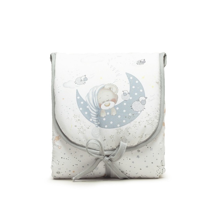 Saltea de voiaj, Interbaby, 45x75cm, Gri