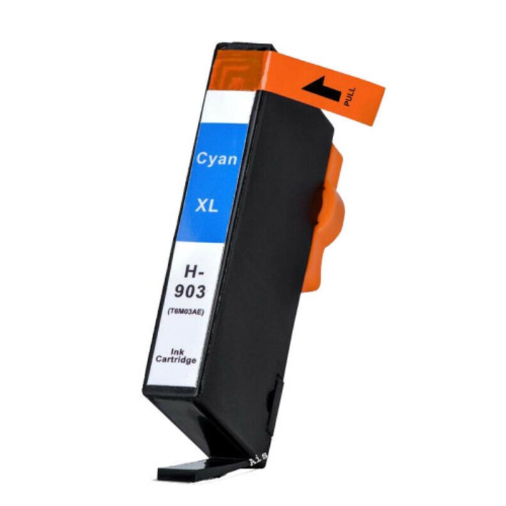 Cartus inkjet 903XLC albastru, Compatibil OfficeJet Pro 6860, 6960, 6970, 6950, 6968, 6966Cartus inkjet NEW-TON certificat ISO 9001-14001 si OHSAS 18001