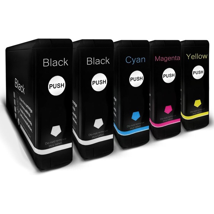 5 db-os ARET13X1 fekete 5800 oldalas, kék, piros, sárga 4600 oldalas patronkészlet Epson EP-C7000DW/EM-C7100DWF kompatibilis Epson C13T13X140