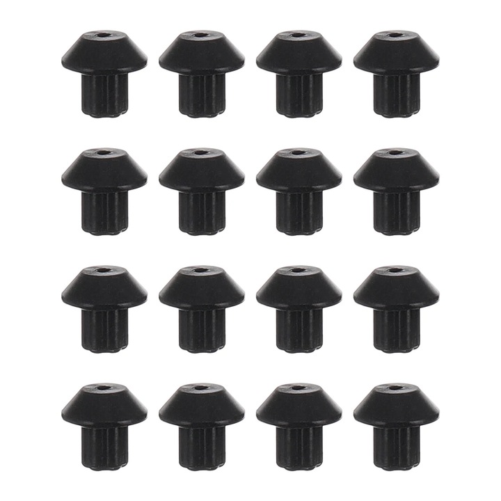 Picior cauciuc suport gratar aragaz negru 1x1x0.9cm set 48 buc