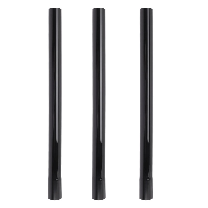 Tub extensie pentru aspirator YANYXR BCS2922020, set 3 piese, plastic, compatibil O32 mm (versiune europeana), 45 cm, negru
