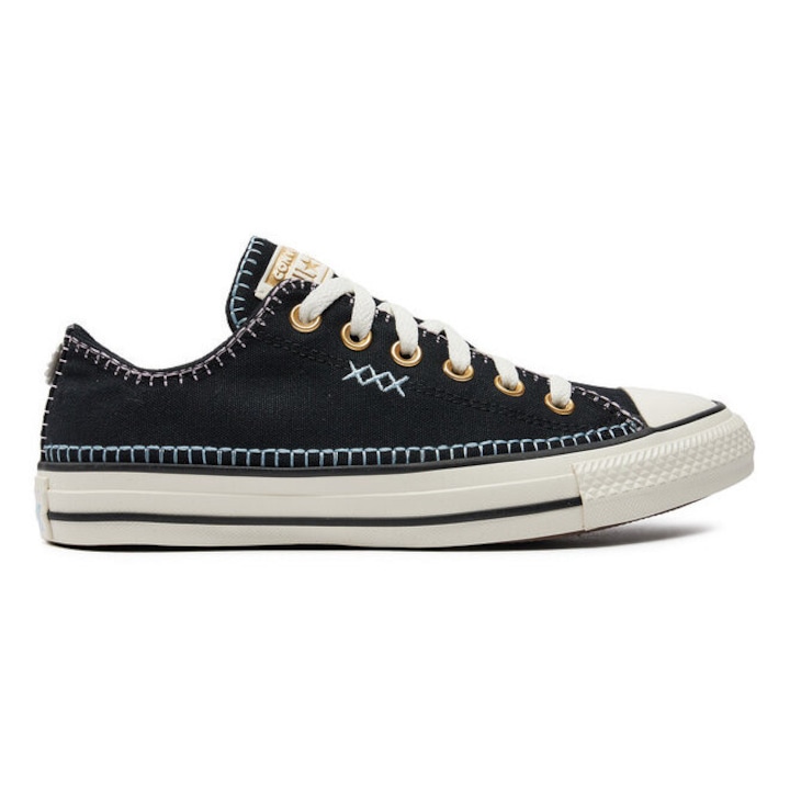 Converse női cipő, 303743116, textil, fekete, Fekete