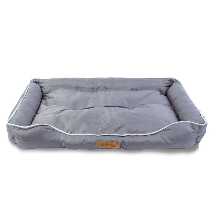 Kutyaágy, 100 x 67 x 15 cm, szürke színű, Briggs