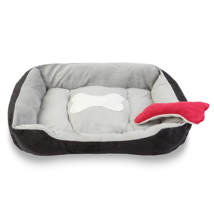 Pat Pentru Caini, 90 x 70 x 15 Cm, Culoare negru, Briggs