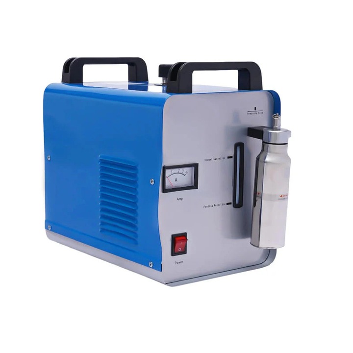 75L/H H160A hidrogén-oxigén generátor, vízhegesztő gép, AC 220V, kék