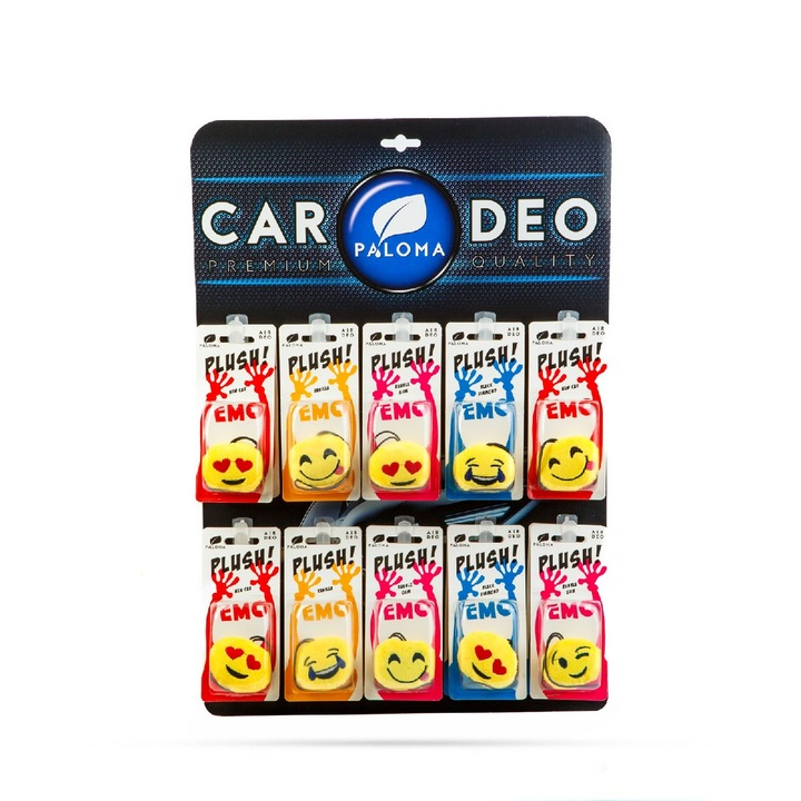 Set Odorizante Auto Paloma Emo Plush 20 Bucati Pachet Briggs