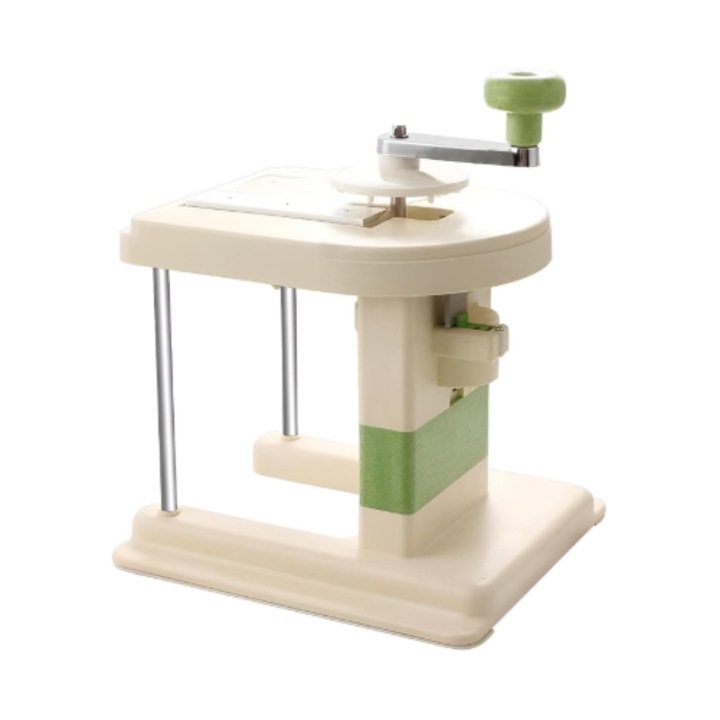 Резачка за зеленчуци, ренде за зеле, домакинска употреба, ръчно настъргване, PP+ неръждаема стомана, 19x17x19 см, бяло зелено