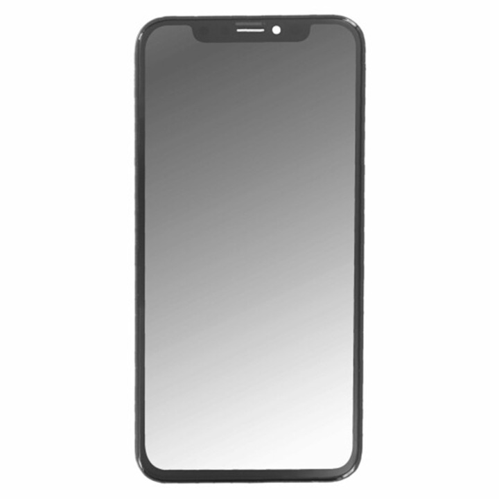 In-Cell LCD екран със сензорен екран и Edge Съвместим с iPhone 12/12 Pro, D49, твърда пластмаса, OEM 16721, D49, твърда пластмаса, интензивен тъмен