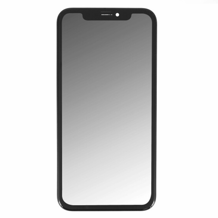 In-Cell A-SI HD LCD екран със сензорен екран и Edge Съвместим с iPhone 11, D54, твърда пластмаса, OEM 18422, D54, твърда пластмаса, интензивен тъмен
