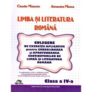 Culegere Limba Romana Clasa A Iv A Emag Ro