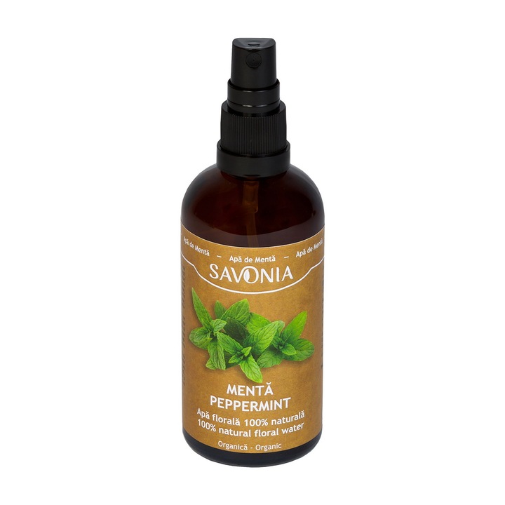 Apa Florala, Organica, Menta, Savonia - 100 ml