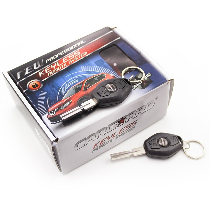 Inchidere centralizată cu telecomandă CARGUARD, 2 telecomenzi, 12V, pentru uși și portbagaj