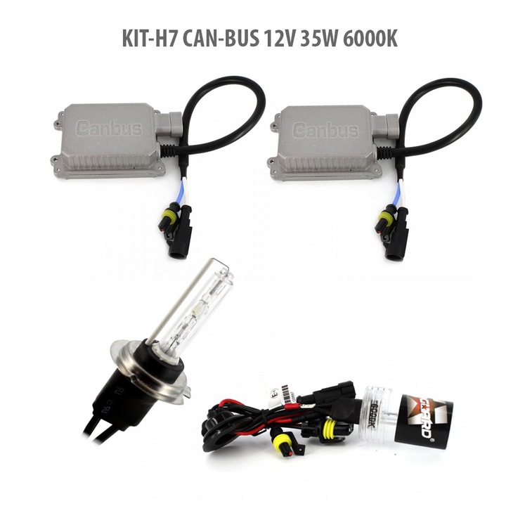 Kit Xenon, H7 Can-Bus, 12V, 55W, 6000K, Briggs