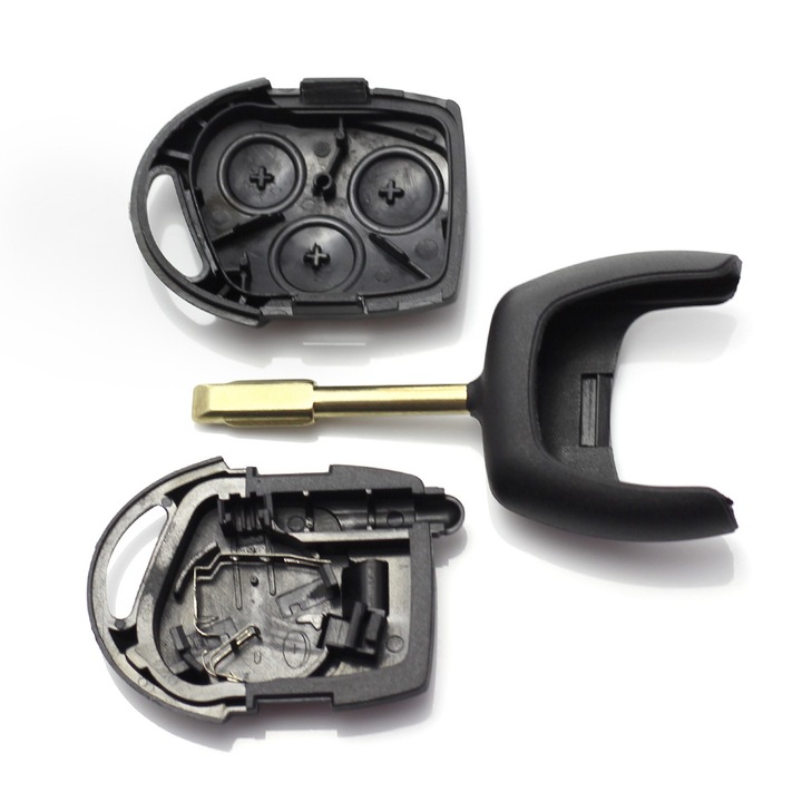 Ford - Carcasa cheie cu 3 butoane si suport baterie