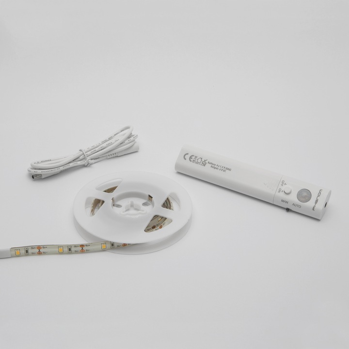 LED лента Primlife със сензор за движение, захранвана от батерии, 100 см, R61