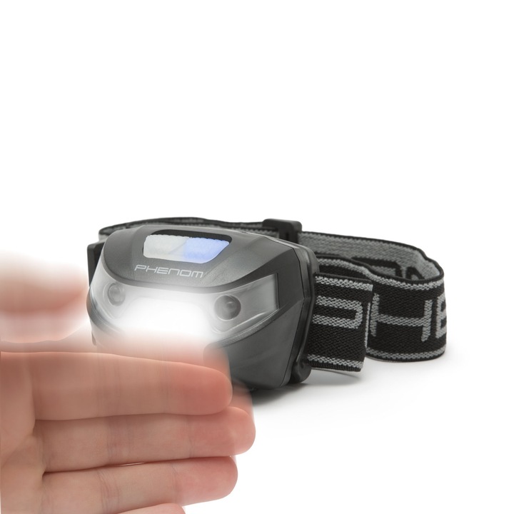 Lampa de Cap cu Acumulator si Pornire cu Senzor Phenom Primlife Energie Portabila Lanterna Acumulator LED Utilaj