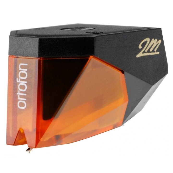 Cartus pick-up Ortofon 2M Bronze, negru-maro, 7.2g, profil diamant Nude Fine Line, material Hopelex