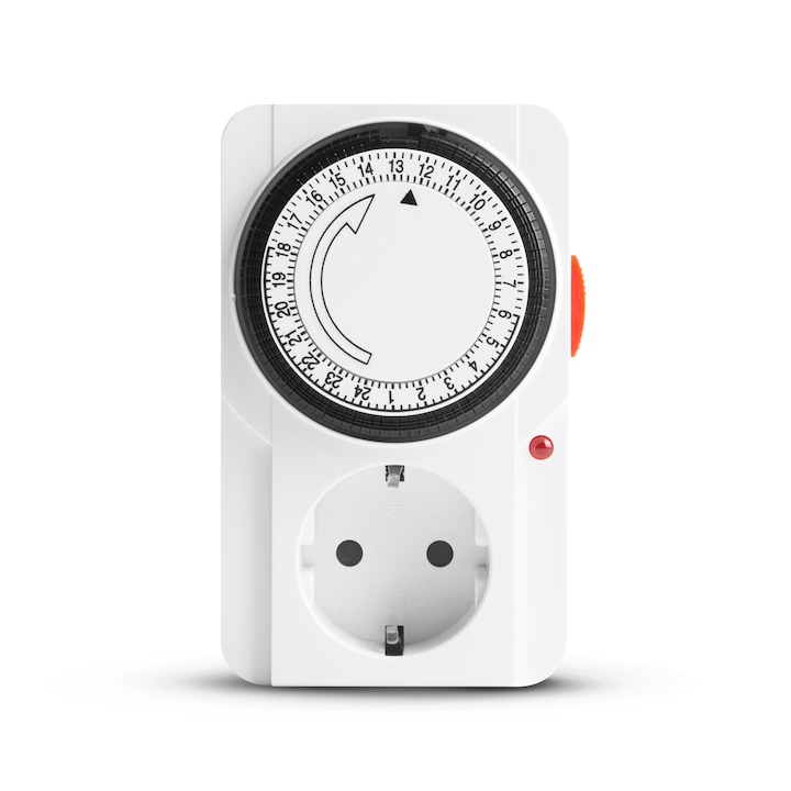 Analóg időzítő aljzat Led jelzővel 230v 16a 3680w Primlife LED szalag dekoratív autóvilágítás 12V