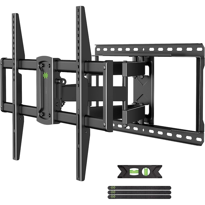 Стенна стойка за телевизор, въртяща се, Vesa 200x100 – 600x400, диагонал 37”- 90” (106 - 254 см), Макс. 68 кг