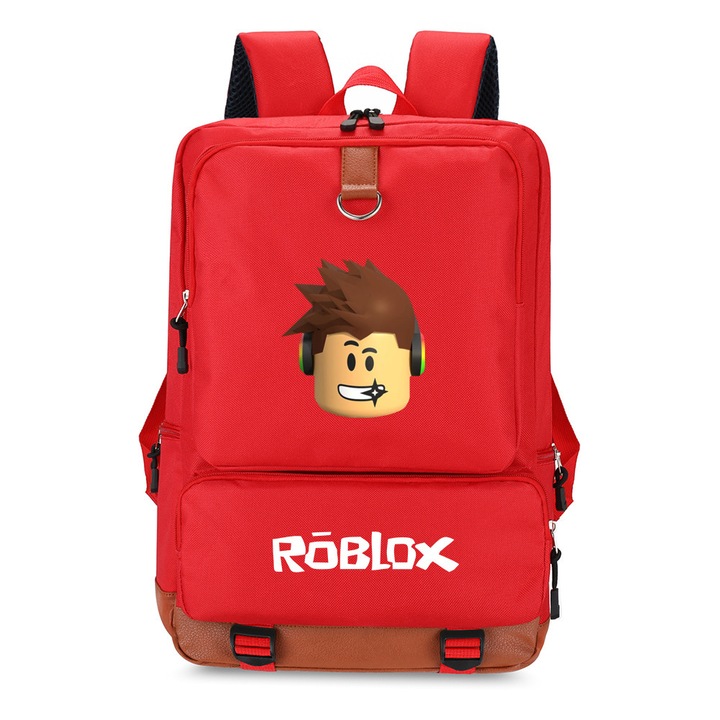Ghiozdan de voiaj Roblox, rosu, 43x13x29cm