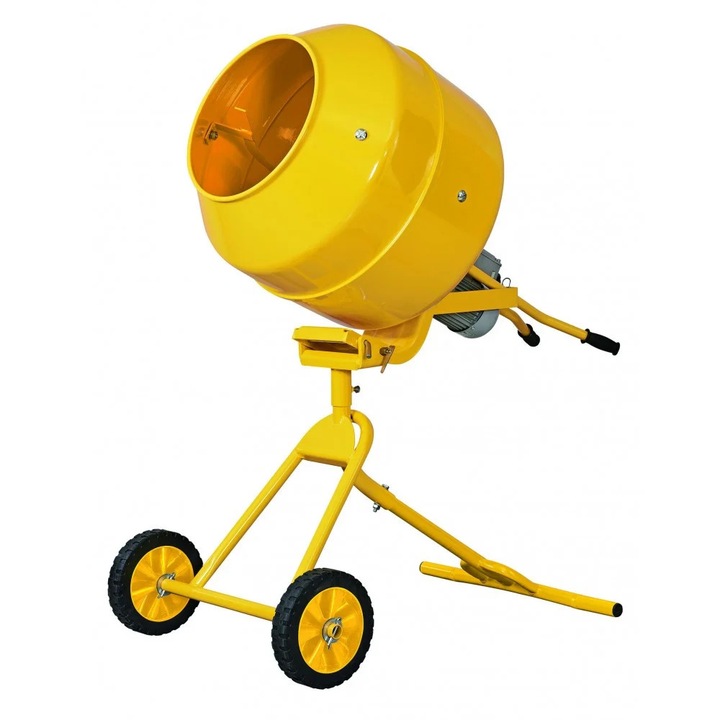 Betoniera cu reductor ZEP TI-E LA INDEMANA 2025, 165L, 1000W, 220V, cuva metalica, roti polimer, IP44