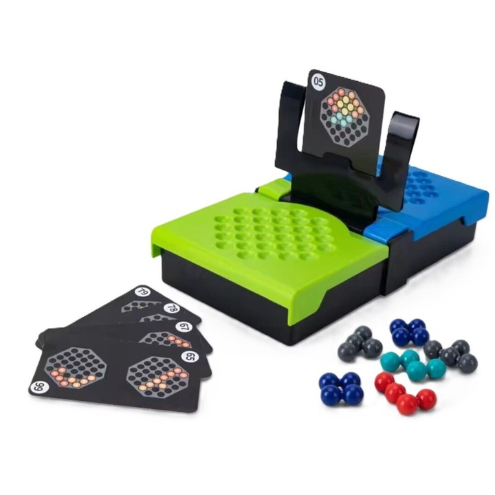 Joc Educativ Smart Game Head-to-Head, 80 Provocari Interactive pentru 2 Jucatori, Potrivit pentru Copii si Adulti, Varsta 7+, Ideal pentru Dezvoltarea Logicii si a Concentratiei