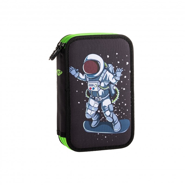 Моливник с 2 ципа Space DACO PE288E