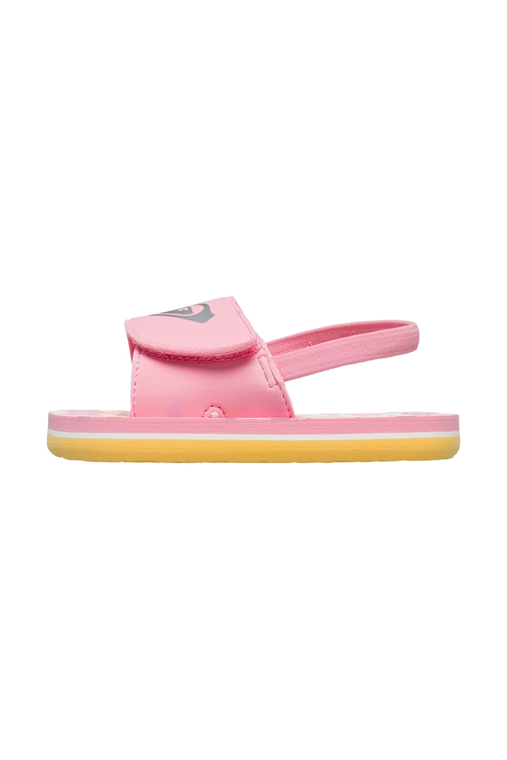 ROXY, Sandale slingback cu velcro Finn, Roz pastel, 28 EU