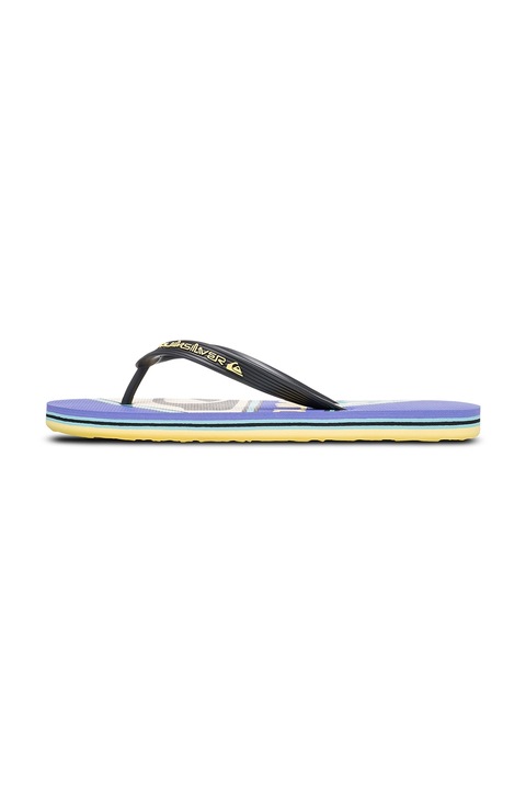 QUIKSILVER, Чехли Molokai Screen с лого, Виолетов/Светлосин/Светло бежово