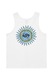 QUIKSILVER, Tricou cu decolteu rotund si imprimeu pe partea din spate, Alb, Albastru, L