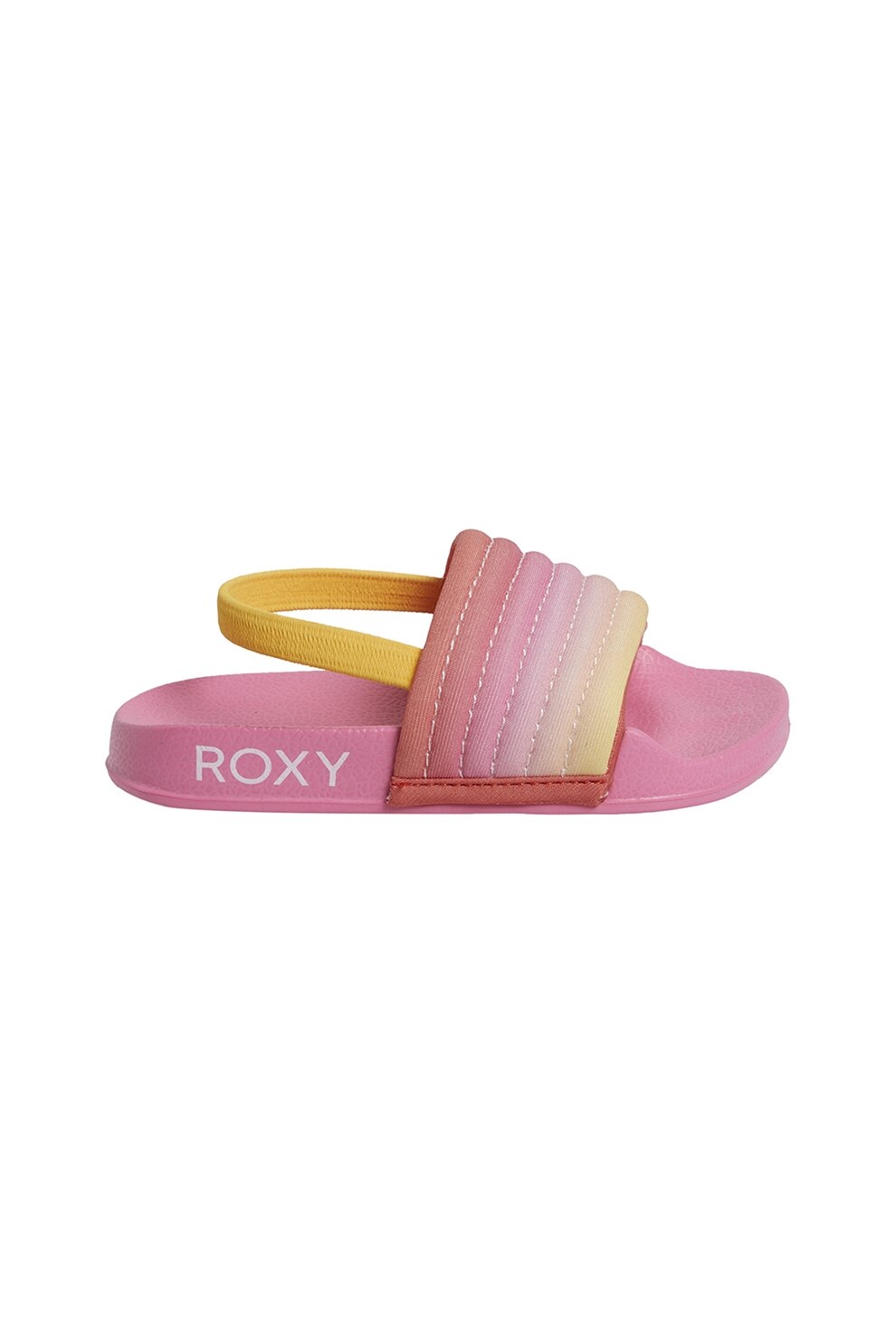ROXY, Sandale slingback Slippy, Galben, Roz, 23 EU