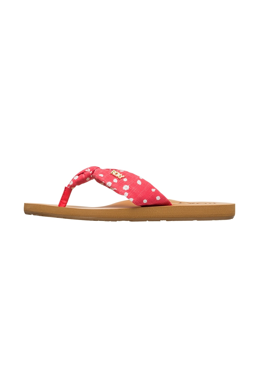 ROXY, Papuci flip-flop cu garnituri cu imprimeu Paia V, Rosu, Alb
