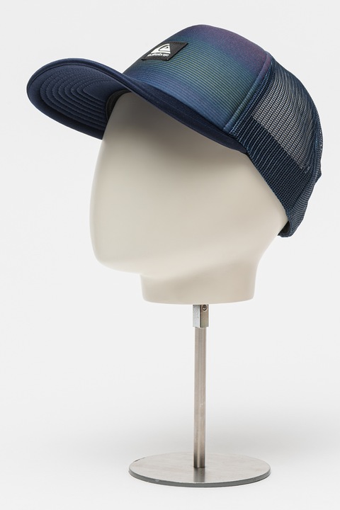 QUIKSILVER, Шапка Emu Trucker с лого, Тъмносин, 58 CM
