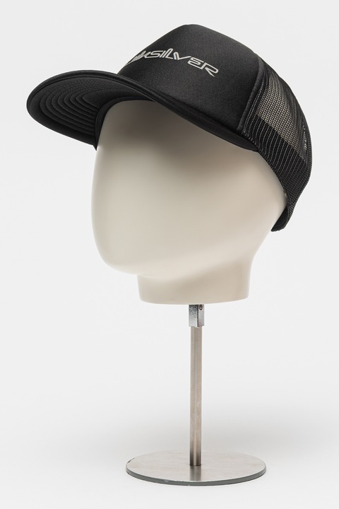 QUIKSILVER, Sapca trucker cu logo, Negru, 58 CM