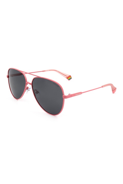Polaroid, Унисекс слънчеви очила Aviator с поляризация, Корал