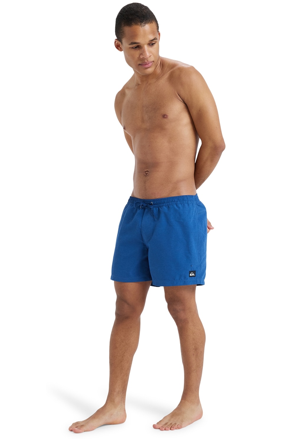 QUIKSILVER, Pantaloni scurti de baie cu snur, Albastru inchis, S