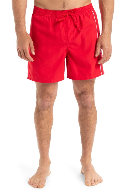 QUIKSILVER, Плувни шорти с връзка, Аленочервен
