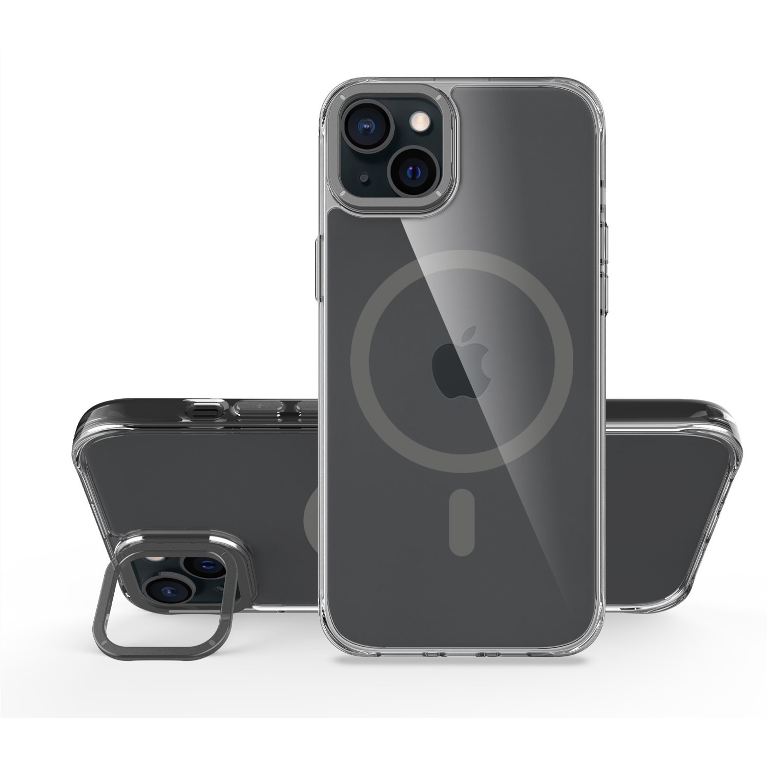 Husa de Protectie, Compatibila Apple iPhone 13, Doctor Shield Aero, MagSafe - Gri