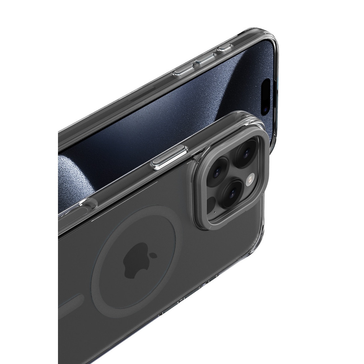 Husa de Protectie, Compatibila Apple iPhone 15 Pro, Doctor Shield Aero, MagSafe - Gri