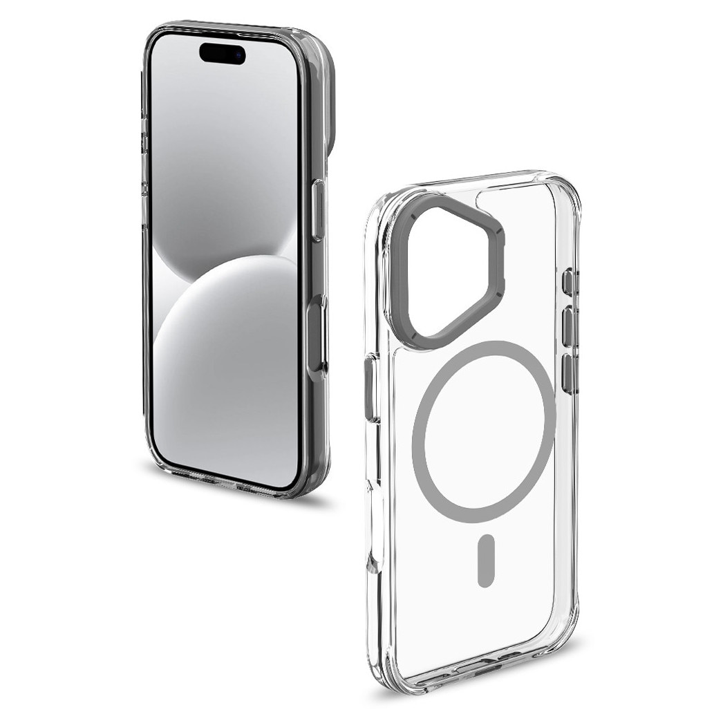 Husa de Protectie, Compatibila Apple iPhone 16, Doctor Shield Aero, MagSafe - Gri