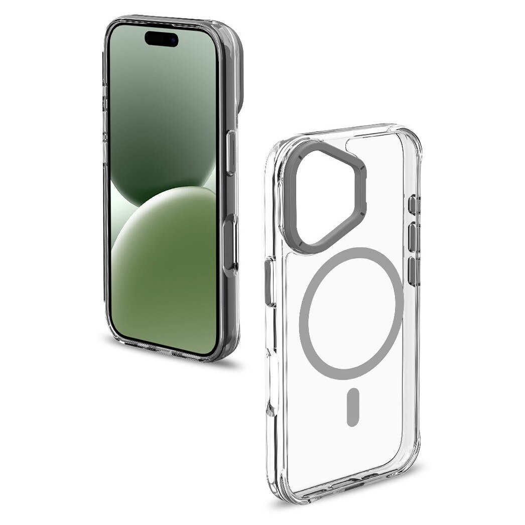 Husa de Protectie, Compatibila Apple iPhone 16 Plus, Doctor Shield Aero, MagSafe - Gri