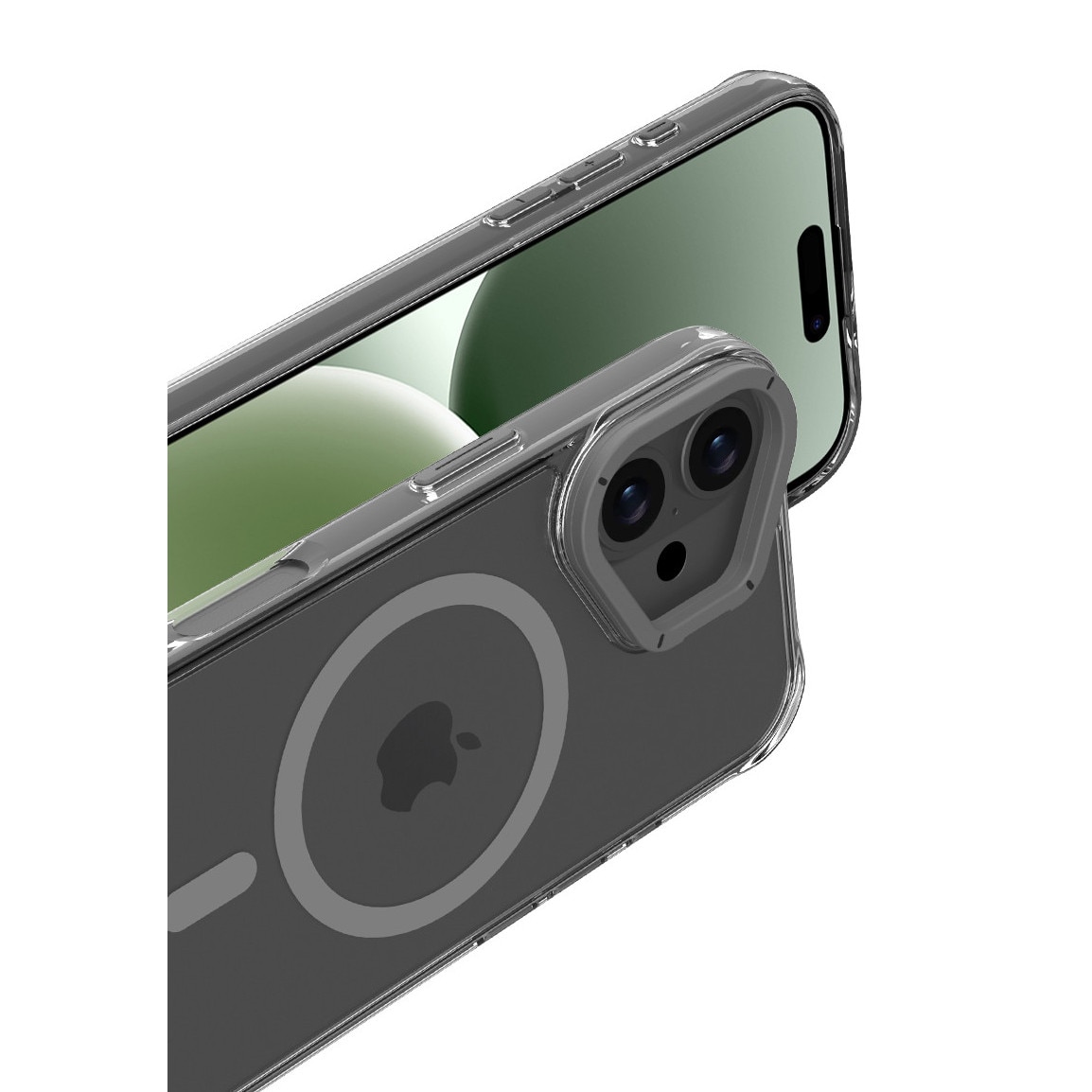 Husa de Protectie, Compatibila Apple iPhone 16 Plus, Doctor Shield Aero, MagSafe - Gri